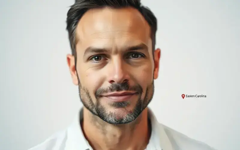 Service area map showing towns served by Video Television & Appliance in Eastern North Carolina